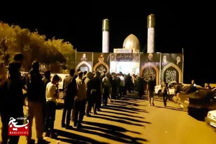 خدمات&zwnj;رسانی خادمین حسینی در موکب شهید قهاری گردنه اسدآباد به زائرین