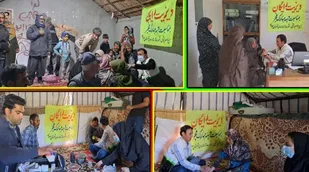 روستاییان و عشایر مناطق محروم و سخت گذر رودان ویزیت رایگان شدند