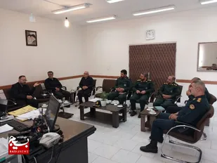 نشست فرمانده سپاه ناحیه شاهرود با دادستان شهرستان