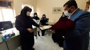تقدیر از کادر پرستاران بیمارستان اشرفی اصفهانی