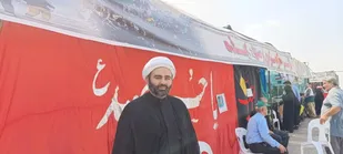 مسئول حوزه های علمیه خواهران استان خوزستان طی بازدیدی از مواکب ورودی شهرستان ایذه؛