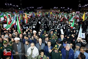 گردهمایی مردم همدان در گرامیداشت سالروز تاسیس سپاه