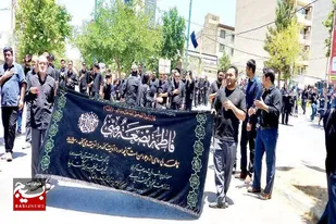 برگزاری مراسم باشکوه عاشورای حسینی در نهاوند