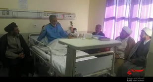 عیادت نمایندگی ولی فقیه درسپاه استان از حجت&zwnj;الاسلام مختاری