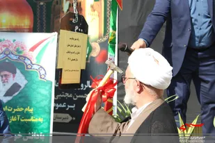 آیین نمادین زنگ مهر مقاومت مدارس شهرستان شاهرود به روایت تصویر