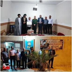 دیدار رییس سازمان بسیج عشایر با خانواده شهید