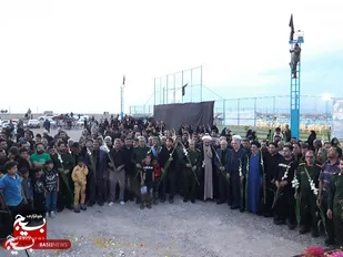مراسم گلباران قدمگاه رئیس جمهور شهید
