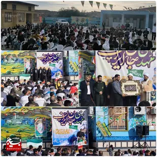 جشن ولادت امام زمان (عج) و دهه فجر در &laquo;منطقه فردوس&zwnj;آباد دینراک&raquo; شهرستان اندیکا برگزار شد