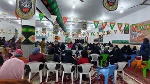 شکوه حضور مردم متدین وهمیشه درصحنه دهستان فراغه در ۲۲ بهمن