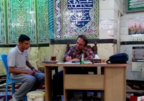 ویزیت رایگان بیماران در مسجد حضرت قائم حوزه شهید ابراهیمی