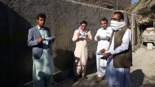 آغاز طرح توزیع ماسک و مقابله با آنفلوآنزا توسط حوزه مقاومت بسیج فتح&zwnj;المبین