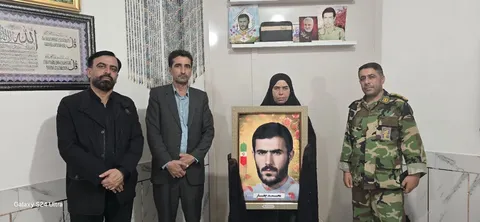دیدار و سرکشی از خانواده معظم شهید محمد چغاز