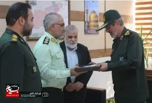 دیدار فرمانده سپاه سیدالشهدا(ع) استان تهران،با فرمانده انتظامی شهرستان ری