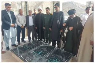 برگزاری آئین غبارروبی و عطر افشانی گلزار شهدای شهرستان قصرقند