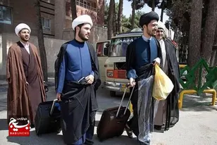 طلبه ای که همسرش چمدان خدمتش را بست