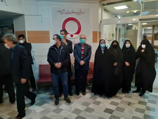اهداء خون توسط اعضای کانون بسیج مهندسی صنعت و معدن کرمانشاه