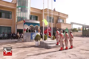 برگزاری صبحگاه مشترک به مناسبت سوم خرداد در سپاه ناحیه بهار