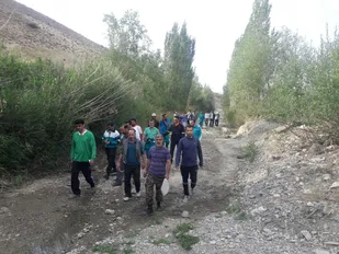 برگزاری پیاده روی و کوهپیمایی کارکنان سپاه شاهرود+عکس