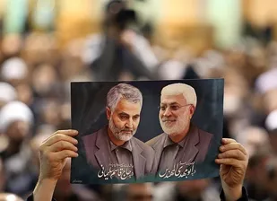مراسم بزرگداشت سومین سالگرد شهادت حاج قاسم سلیمانی در گلستان برگزار شد