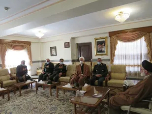 دیدار فرمانده و مسئول نمایندگی ولی فقیه در سپاه استان با  حجت الاسلام  قاضی عسگر