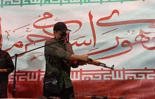رقابت مهارتی بانوان و آقایان در اجتماع حماسی امیدیه