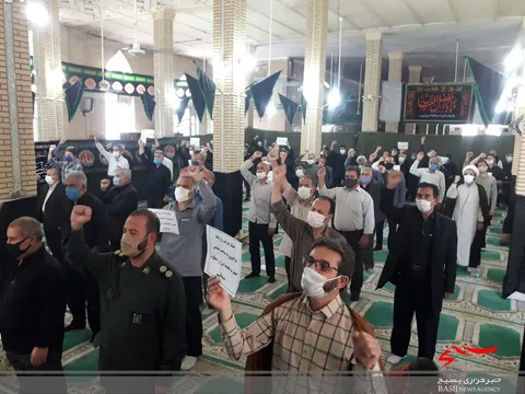 اعلام انزجار و محکومیت نماز گزاران جمعه شهرستان زرندیه