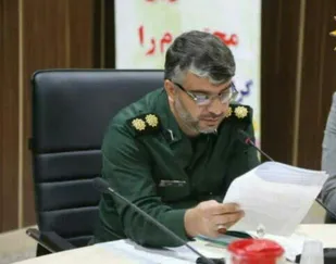 پیام تسلیت فرمانده ناحیه مقاومت بسیج بافق در پی ترور دانشمند هسته&zwnj;ای