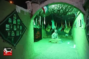 بازدید نائب رئیس شورای اسلامی شهر قم از سوگواره تجسّمی چادرِخاکی