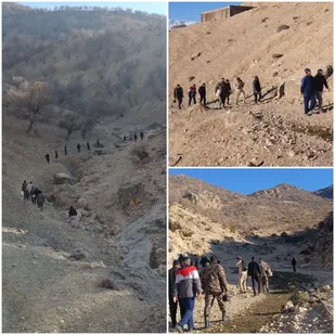 برگزاری برنامه کوهپیمایی کارکنان ناحیه مقاومت بسیج دزپارت
