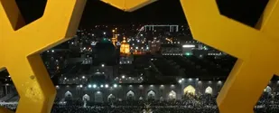 تایم لپس زیبا از مراسم شب های قدر آستان قدس رضوی