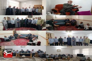 از برپایی مراسم روایتگری تا دیدار با خانواده شهدا در روستا لاسجرد سرخه