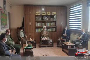 دیدار فرمانده سپاه قهاوند با امام جمعه این شهر