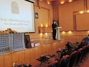 مراسم تکریم و معارفه فرمانده انتظامی میبد برگزار شد