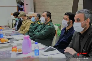 تصاویر نشست هیئت&zwnj;های ورزشی بسیج و سپاه قم با متصدی ورزش در استان