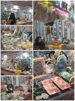 بانوان فعال کانون بسیج هنرمندان شهرستان بوشهر