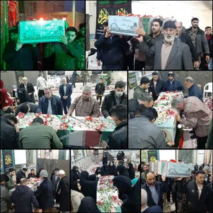 محله سناردک و شهرک مارگارین و روستای حبیب آباد پیشوا میزبان شهید گمنام هشت سال دفاع مقدس