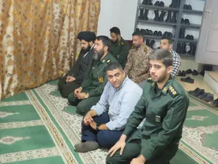 مراسم روز اول هفته عقیدتی سیاسی سپاه در ناحیه پیشوا