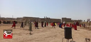 مراسم تشابه(دایره) روز دهم محرم الحرام در شهرستان حمیدیه