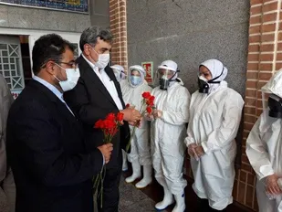 تقدیر شهردار تهران از پرسنل خط مقدم مبارزه با کرونا سازمان بهشت زهرا(س)