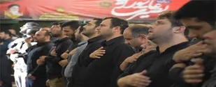 مراسم عزاداری هیئت رزمندگان شهرستان گرگان