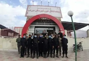 برگزاری پویش نذر خون توسط بسیجیان جیرفتی