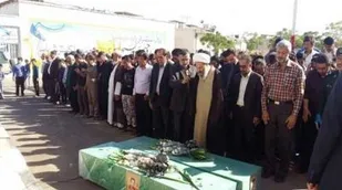 پیکر شهید مدافع حرم در کاشان تشییع شد
