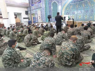 دیدار بسیجیان خرمشهری با امام جمعه خرمشهر به مناسبت هفته بسیج