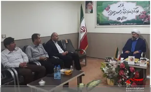 دیدار رئیس امور مالیاتی با امام جمعه شهرستان دشتی