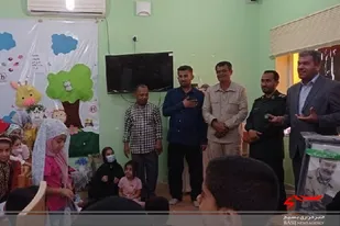 ایستگاه نقاشی با موضوع حجاب فاطمی در شهر شنبه