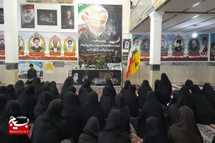 برگزاری مراسم بزرگداشت سپهبد شهید سلیمانی در گیان