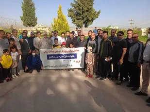 همایش پیاده&zwnj;روی خانواده های کارکنان و پاسداران تیپ ۴۸ فتح
