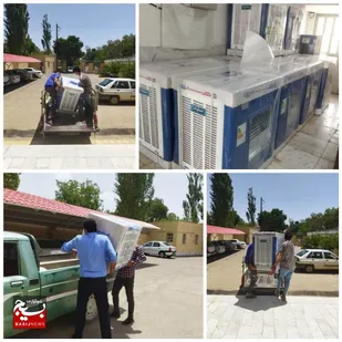 تهیه و توزیع ۴۸ دستگاه کولر بین خانواده&zwnj;های کم برخوردار بسطام