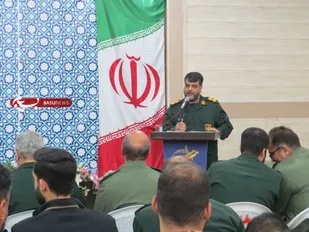 مراسم تکریم و معارفه جانشین فرمانده ناحيه مقاومت بسیج امام رضا (ع) با حضور جانشین فرمانده سپاه حضرت صاحب الزمان(عج)