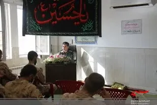برگزاری نشست صمیمی فرمانده ناحیه امام حسن مجتبی (ع) با سربازان